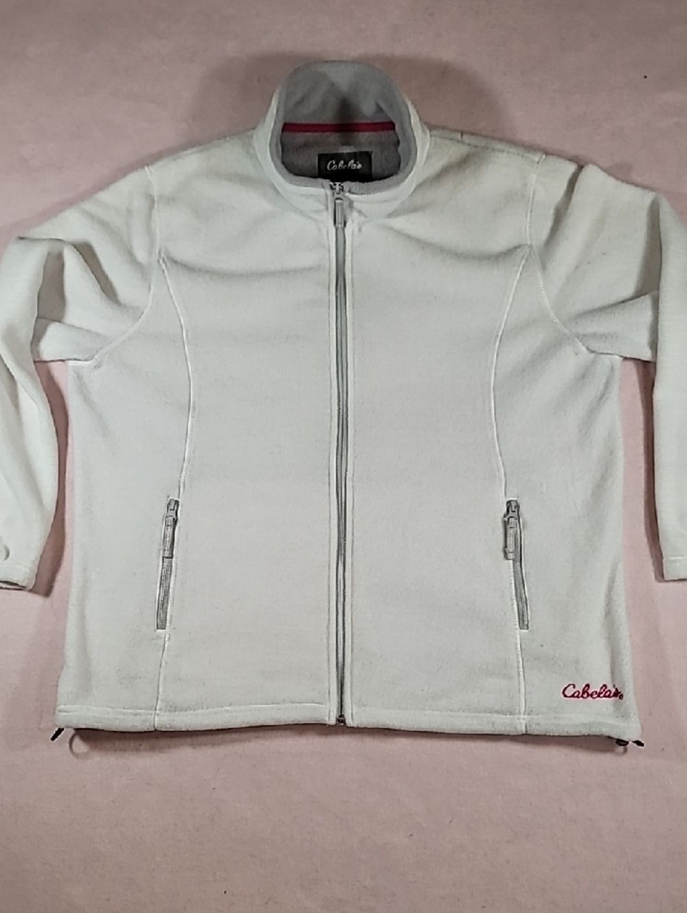 0943. EUC ~ Cabela's ~ Ladies 2XL ~ White w/ Pink Accents ~ - Picture 6 of 6